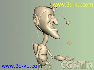 3D打印模型机器男的图片