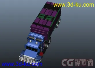 《现代场景》集装车大卡车拖车模型的图片