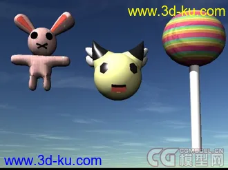 3D打印模型不精致的可爱小东西- 怪物的图片