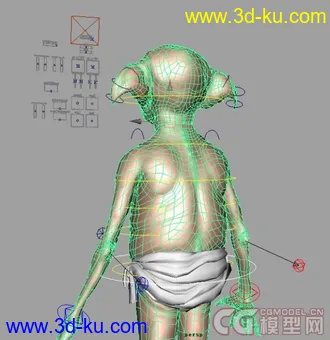 3D打印模型指环王—咕噜的图片