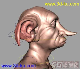 3D打印模型指环王—咕噜的图片
