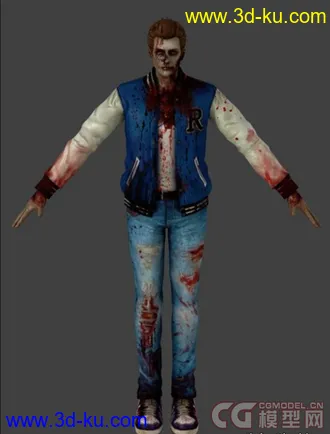 3D打印模型电锯甜心 Juliet 4套服装  PS3 Lolipop Chainsaw 更新：罗密欧僵尸的图片