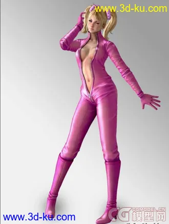 3D打印模型电锯甜心 Juliet 4套服装  PS3 Lolipop Chainsaw 更新：罗密欧僵尸的图片