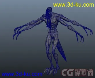 3D打印模型螳螂怪物的图片