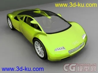 3D打印模型奥迪概念汽车渲染 感觉还不错  一般般的图片