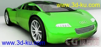 3D打印模型奥迪概念汽车渲染 感觉还不错  一般般的图片