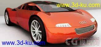3D打印模型奥迪概念汽车渲染 感觉还不错  一般般的图片