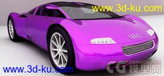 3D打印模型奥迪概念汽车渲染 感觉还不错  一般般的图片