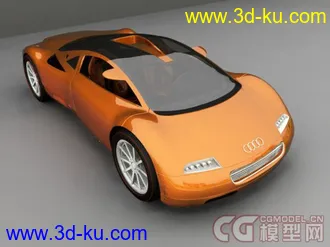 3D打印模型奥迪概念汽车渲染 感觉还不错  一般般的图片