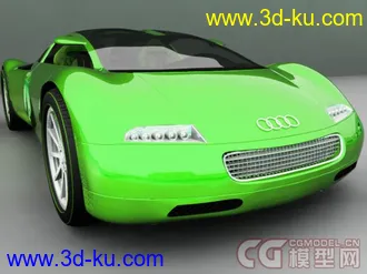 3D打印模型奥迪概念汽车渲染 感觉还不错  一般般的图片