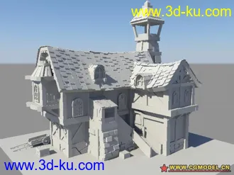 3D打印模型新来的,再来一个房子的图片