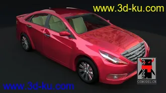 3D打印模型北京现代（索纳塔） 汽车产品演示的图片