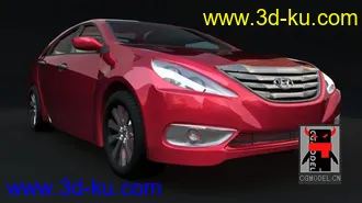 3D打印模型北京现代（索纳塔） 汽车产品演示的图片