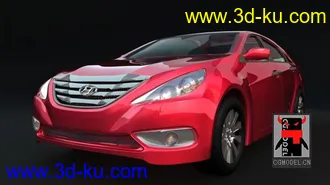 3D打印模型北京现代（索纳塔） 汽车产品演示的图片