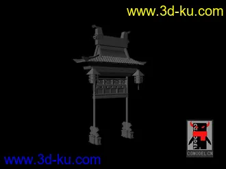 3D打印模型牌坊的图片