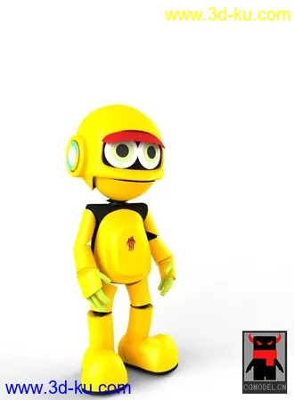 机器人模型 - - 已绑好骨骼的图片