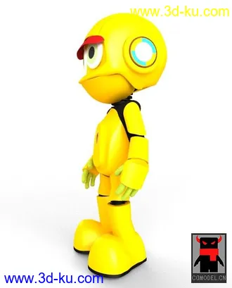 机器人模型 - - 已绑好骨骼的图片