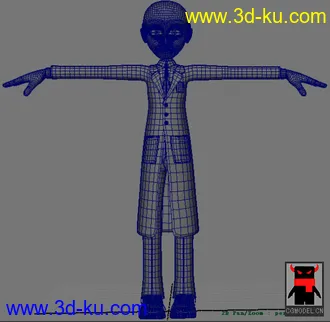 3D打印模型疯子科学家的图片