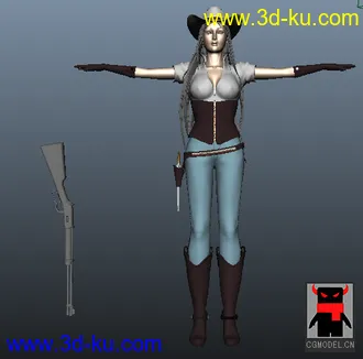 3D打印模型穿校服的漂亮日本美女女生的图片