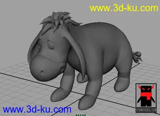 3D打印模型卡通驴的图片