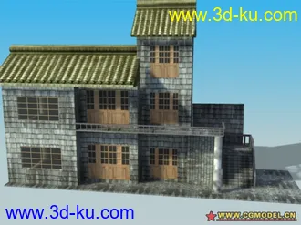3D打印模型古屋的图片