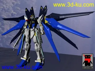 自由高达模型的图片