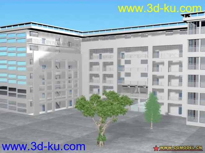 第九教学大楼学校教室模型的图片1