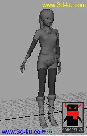 3D打印模型girl的图片