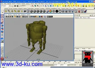 3D打印模型初次做机械人物，喜欢的请拿走！的图片
