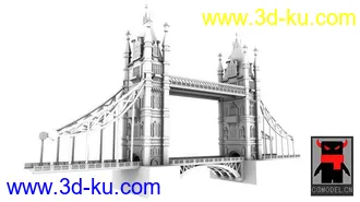 3D打印模型桥的图片