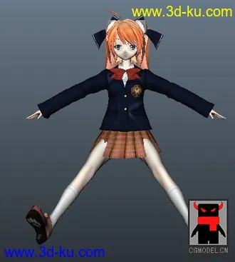 3D打印模型日本_美少女的图片