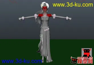 3D打印模型古装、女的图片