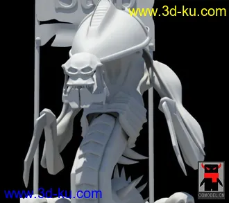 3D打印模型魔兽3中兽人和DATA里的剧毒术士分享给大家！！的图片