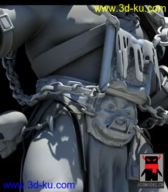3D打印模型魔兽3中兽人和DATA里的剧毒术士分享给大家！！的图片