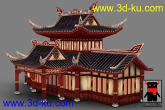 在学校做的一个毕业作业：房子建筑模型的图片