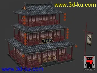 3D打印模型高品质酒馆  这个是我的同学入职光宇华夏的作品 发来大家学习的图片
