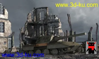 3D打印模型E-100 亨舍尔炮塔型的图片