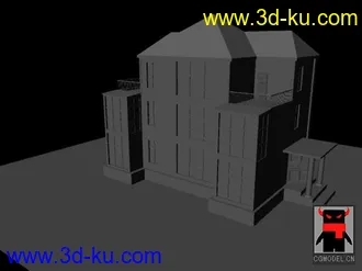 3D打印模型别墅建筑的图片