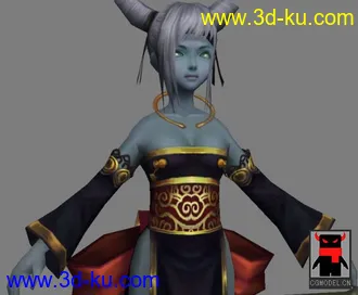 3D打印模型古装、女的图片