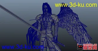 3D打印模型自作！！《最终幻想VII：再临之子》正反两大“猪脚”和路人甲！！求加精的图片