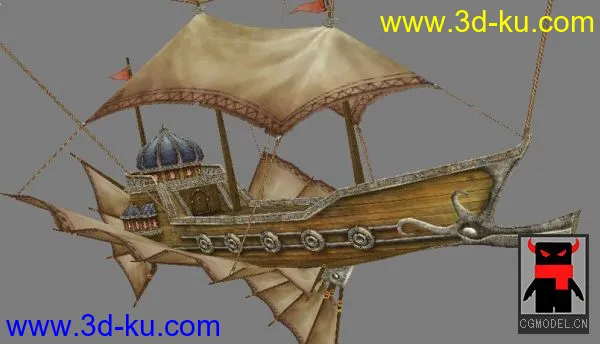 <丝路传说> 飞行船模型的图片2
