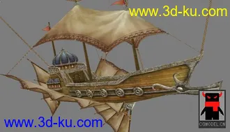 3D打印模型<丝路传说> 飞行船的图片