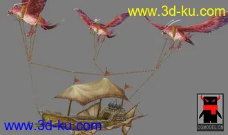 3D打印模型<丝路传说> 飞行船的图片