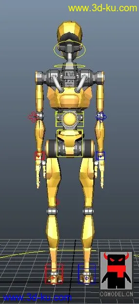 【经典大师模型系列】roboter Gigg（已绑骨架）的图片