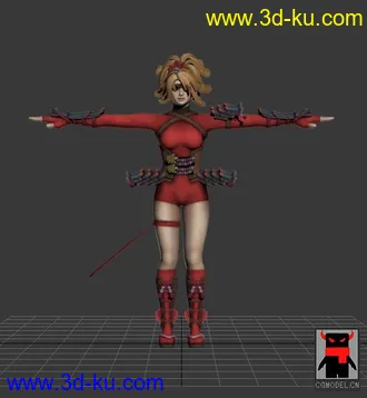 3D打印模型soul calibur 5 Natsu的图片
