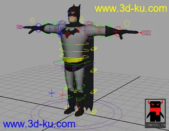 3D打印模型绑定——蝙蝠侠的图片