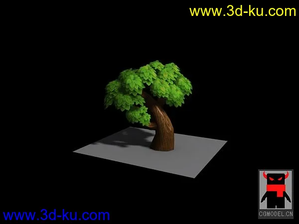 场景。树~。。3D模型的图片1