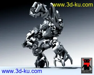 模型--机器人--maya--变形金刚简模03的图片