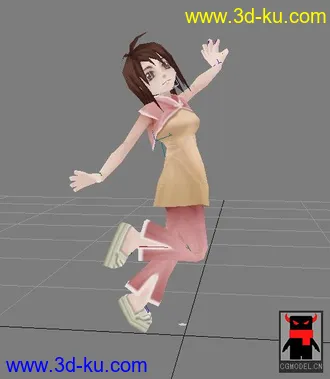 3D打印模型小女生的图片