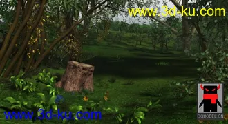 3D打印模型小森林树林场景的图片